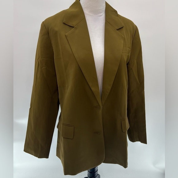 Brown Blazer – Modernized, Open-Front Design Size L - Picture 2 of 6